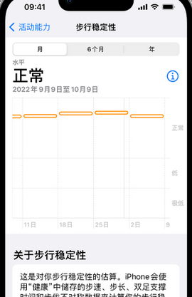 百色iPhone手机维修如何在iPhone开启'步行稳定性通知'