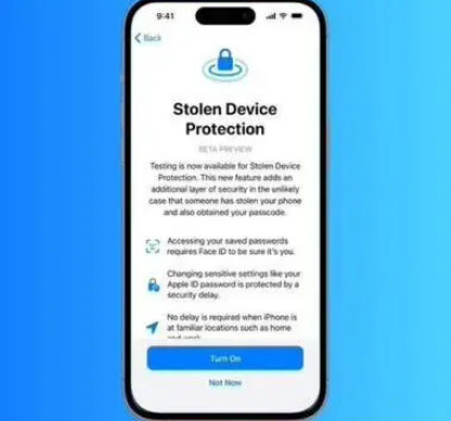 百色苹果授权维修店分享被盗设备保护功能开启方法 