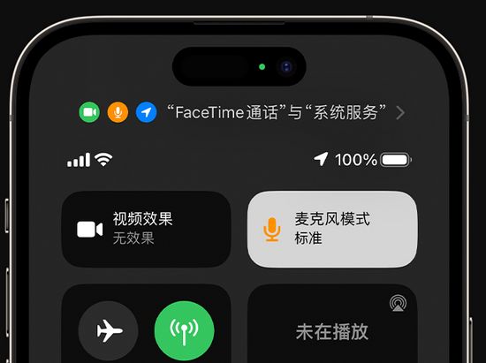 百色苹果授权维修网点分享iPhone在通话时让你的声音更清晰 