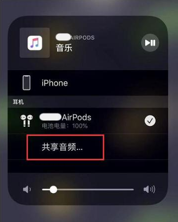 百色苹果14音频维修点分享iPhone14音频共享设置方法 