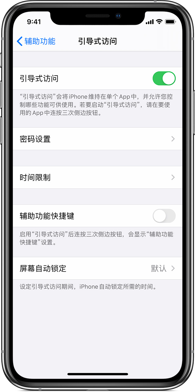 百色苹果手机维修分享如何在 iPhone 上退出引导式访问 