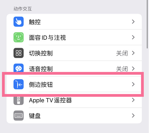 百色苹果14维修店分享iPhone14 Plus侧键双击下载功能关闭方法 