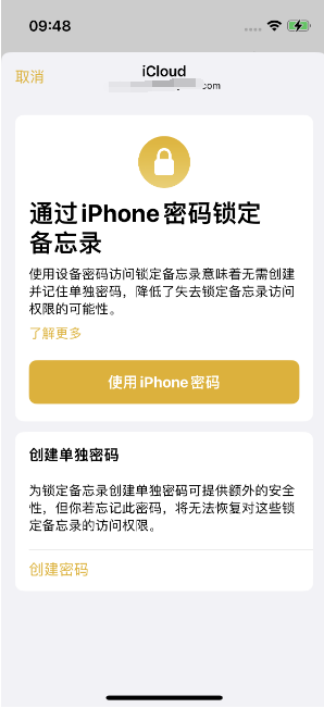 百色苹果14维修店分享iPhone 14备忘录加密方法教程 