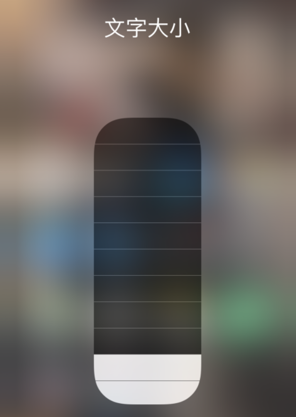 百色苹果手机维修分享小技巧：在 iPhone 控制中心快速调节字体大小 